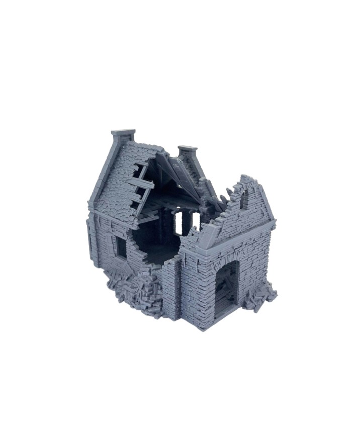 Grimdale - Residencia Chiswick en Ruinas|3DLayeredscenery|Ruinas Napoleonicas