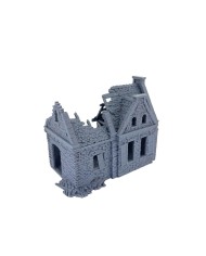 Grimdale - Chiswick's Residence Ruined|3DLayeredscenery|Napoleonic Ruins