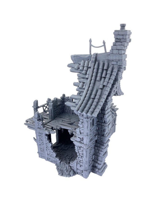 Ruinas de la Caballeriza de la Madera Agria de Hexengarde|Tired World Studio|Escenografia Mordheim