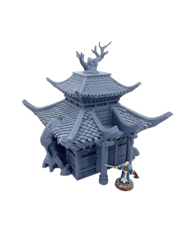 Edificio Oriental de Cathay con Arbol