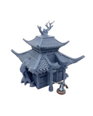 Edificio Oriental de Cathay con Arbol