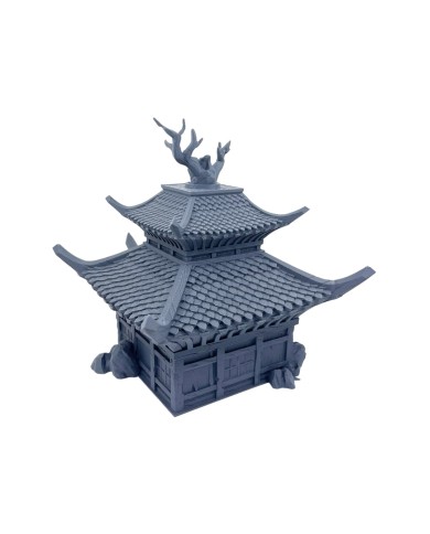 Edificio Oriental de Cathay con Arbol