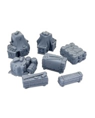 Cargo Stacks of Hexengarde City|Tired World Studio|Mordheim Terrain