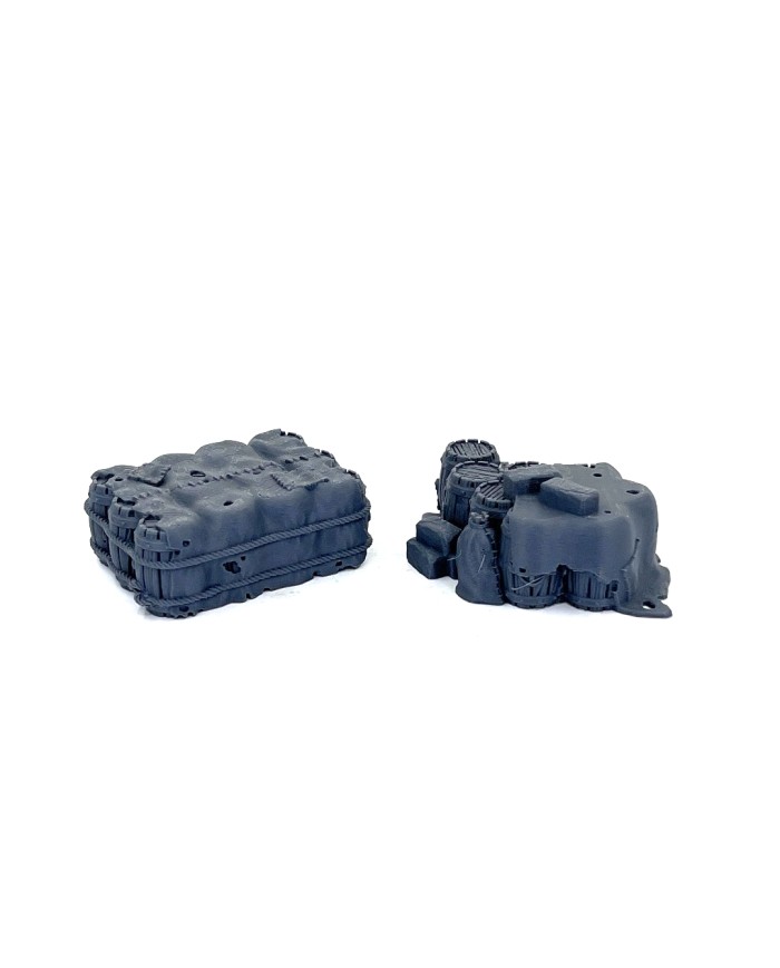 Cargo Stacks of Hexengarde City|Tired World Studio|Mordheim Terrain