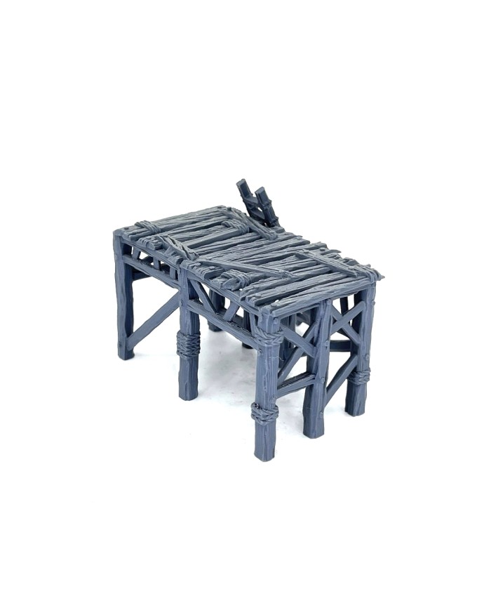 Scaffolding and Ladder of Hexengarde City|Tired World Studio|Mordheim Terrain