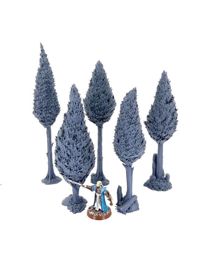 Set of Tall Trees (x5)|Dalla Croce Studios|Trees Terrain