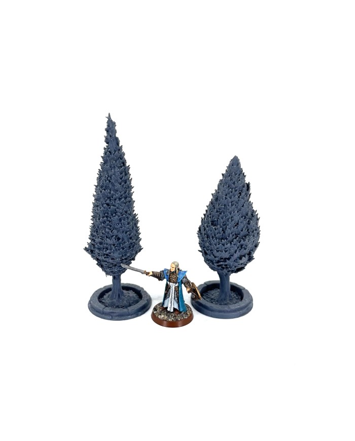 Pair of Medieval Garden Trees|Dalla Croce Studios|Trees Terrain