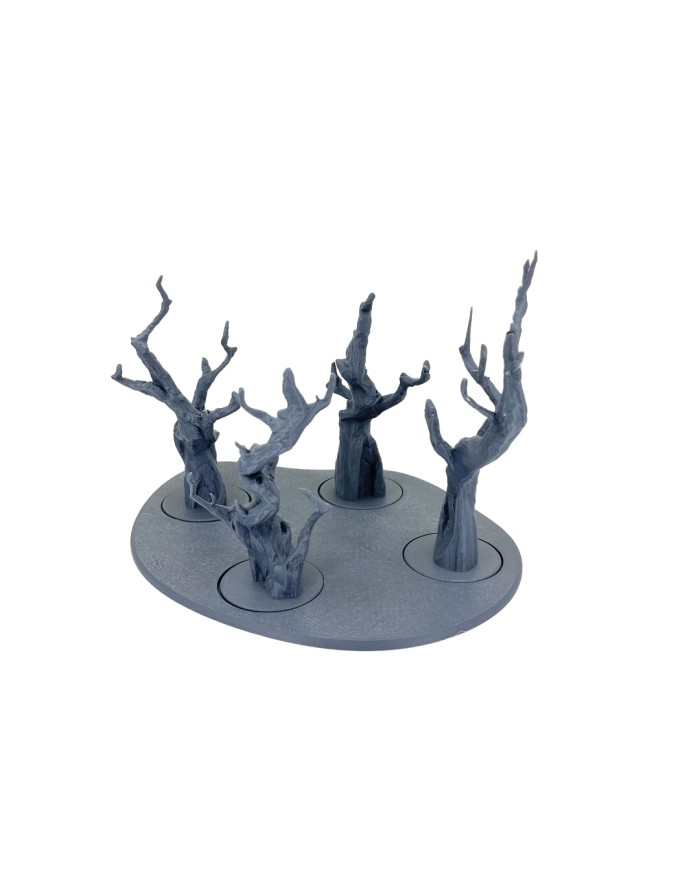 Tray with Four Dead Trees|Txarli Factory|Tree Trays