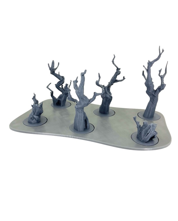 Tray with Six Dead Trees - B|Txarli Factory|Tree Trays