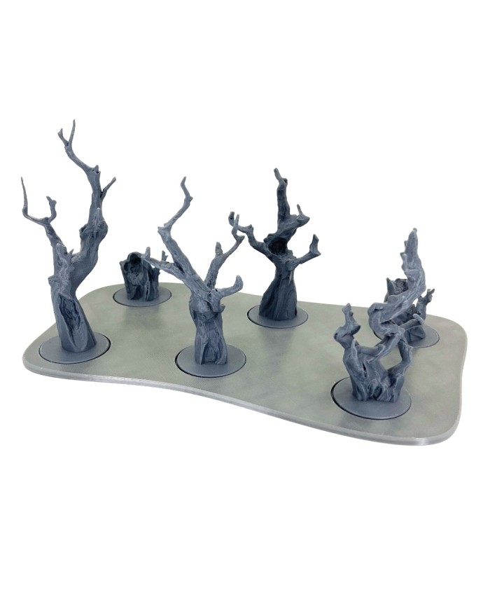 Tray with Six Dead Trees - B|Txarli Factory|Tree Trays