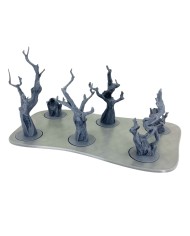 Tray with Six Dead Trees - B|Txarli Factory|Tree Trays