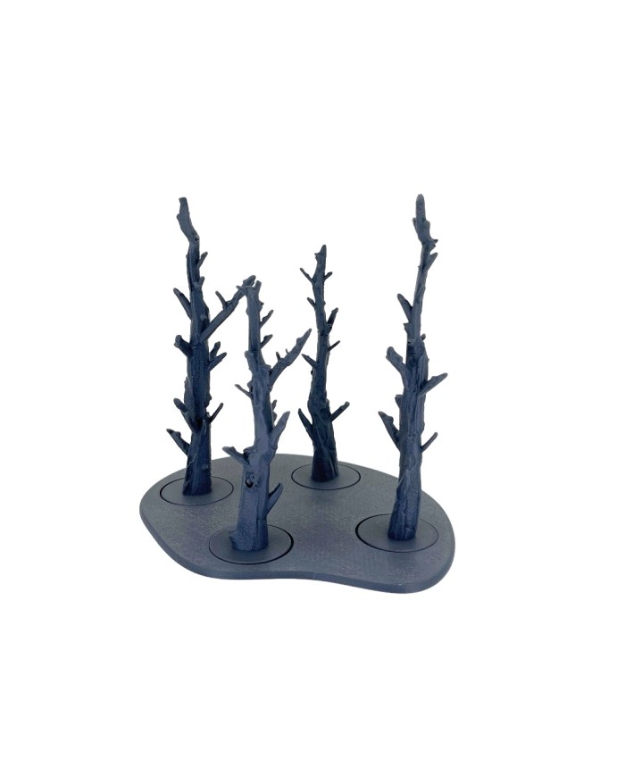 Tray with Four Dead Pine Trees|Txarli Factory|Tree Trays