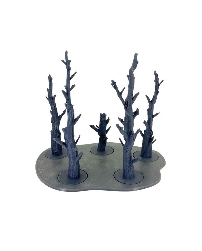 Tray with Five Dead Pine Trees|Txarli Factory|Tree Trays