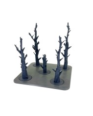 Square Tray with Five Dead Pine Trees|Txarli Factory|Tree Trays