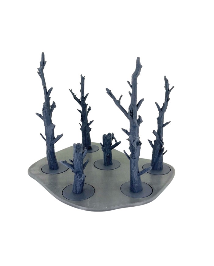 Bandeja con Seis Pinos Muertos - A|Txarli Factory|Bandejas de Árboles