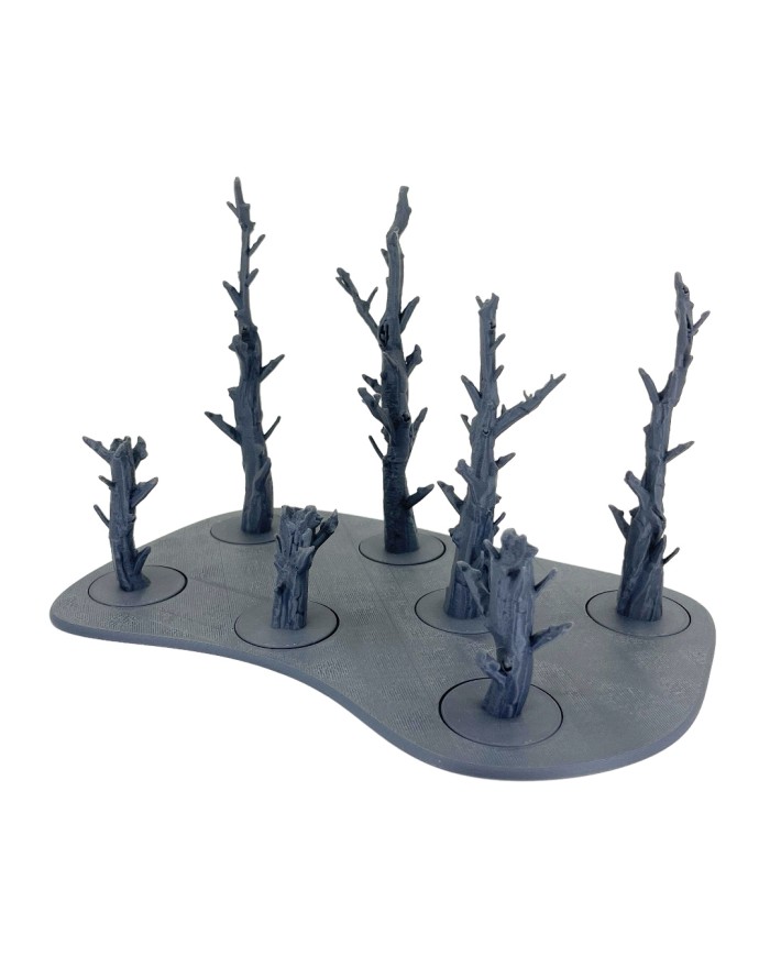 Tray with Seven Dead Pine Trees|Txarli Factory|Tree Trays