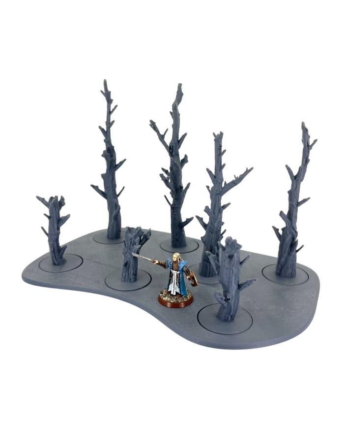 Tray with Seven Dead Pine Trees|Txarli Factory|Tree Trays