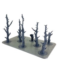 Rectangular Tray with Eight Dead Pine Trees|Txarli Factory|Tree Trays