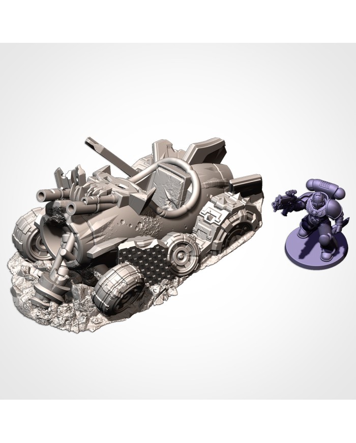 Destroyed Orc Buggy - B|Txarli Factory|Orc Badlands