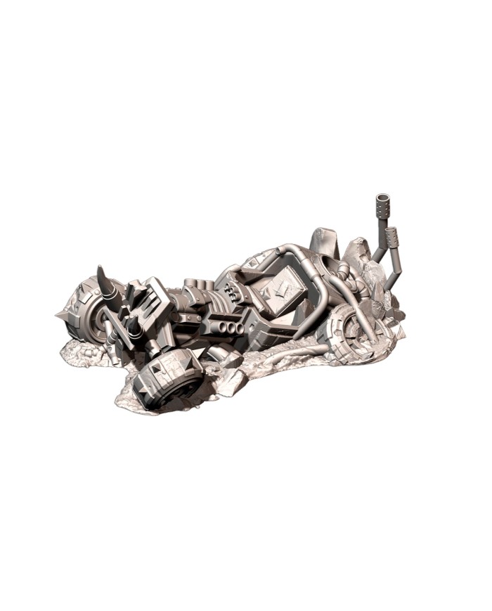 Destroyed Orc Buggy - D|Txarli Factory|Orc Badlands