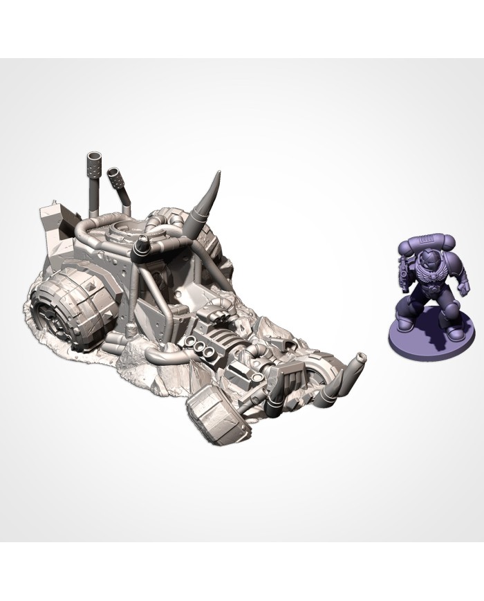 Destroyed Orc Buggy - E|Txarli Factory|Orc Badlands