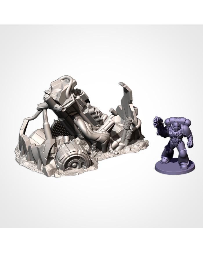 Destroyed Orc Buggy - G|Txarli Factory|Orc Badlands