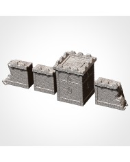 Classic Medieval Fortress Ruins - A|Txarli Factory|Medieval Terrain