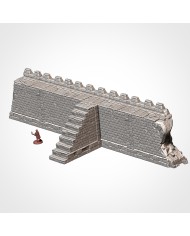 Classic Medieval Fortress Ruins - B|Txarli Factory|Medieval Terrain