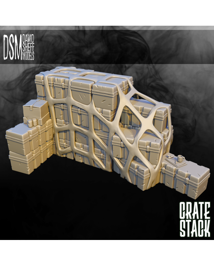 Pila de Cajas del ARCS|David Sheff Models|Accesorios Sci-Fi
