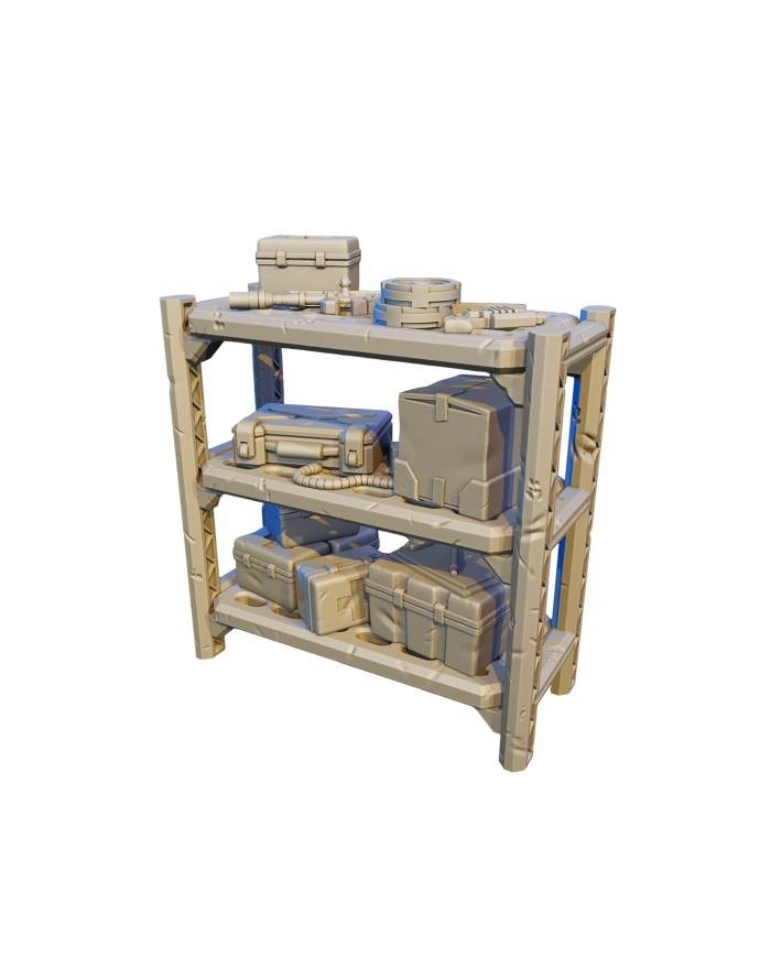 ARCS Assets Shelves - B|David Sheff Models|Sci-Fi Props