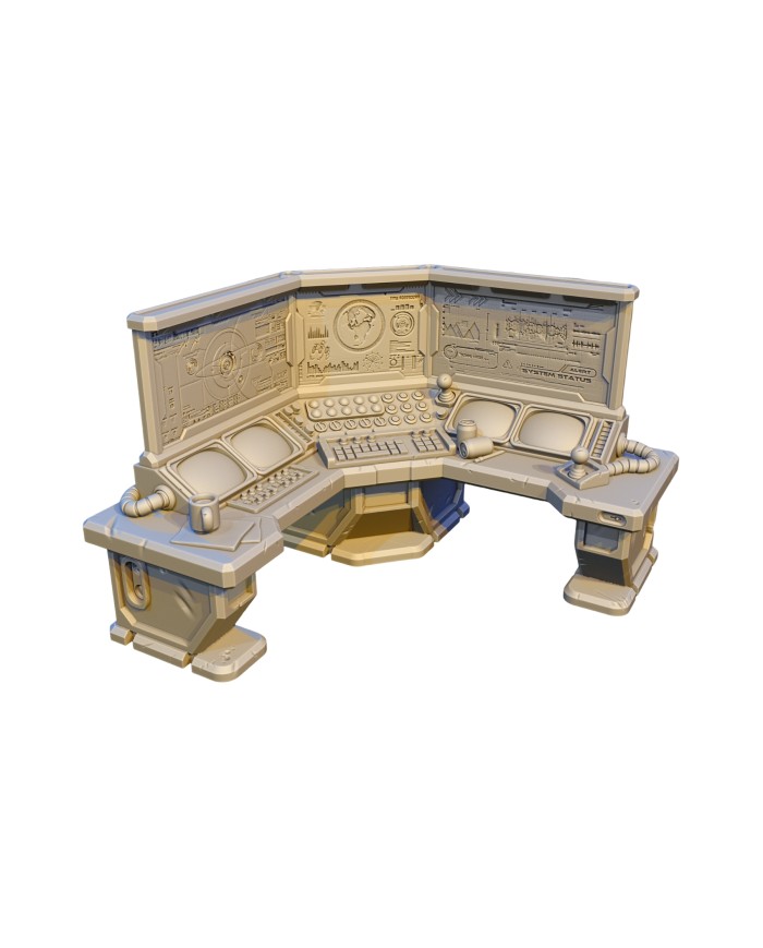 Escritorio Esquinero del ARCS|David Sheff Models|Accesorios Sci-Fi