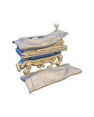 ARCS Body Bags (x2) and Medical Gurney|David Sheff Models|Sci-Fi Props