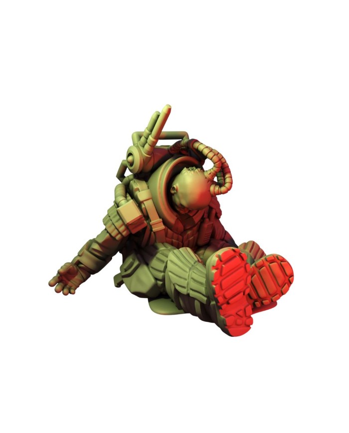 ARCS Seated Corpse|David Sheff Models|Sci-Fi Props