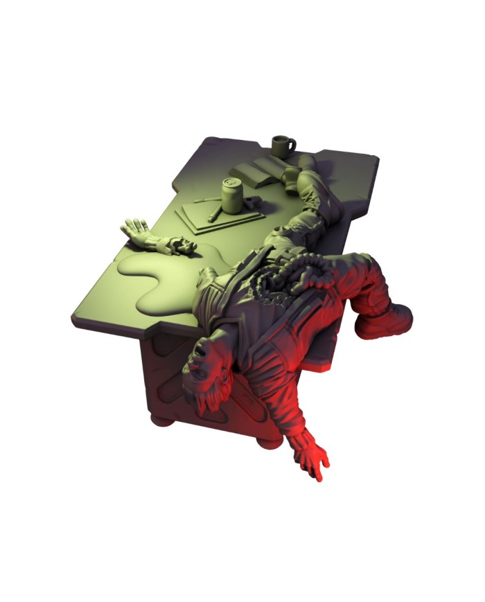 Cadáver Sobre Mesa del ARCS|David Sheff Models|Accesorios Sci-Fi