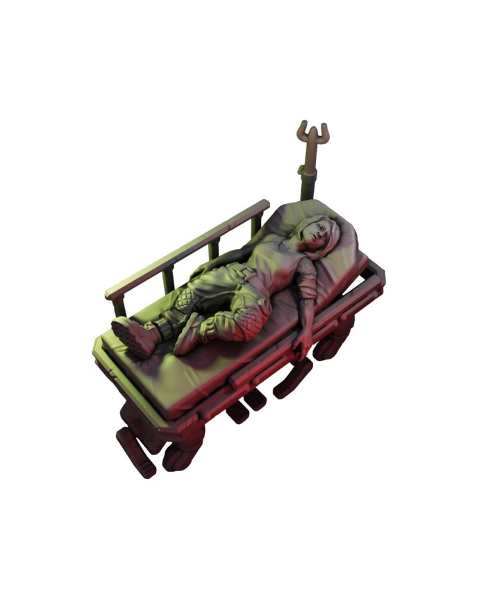 Cadáver Sobre Camilla Médica del ARCS|David Sheff Models|Accesorios Sci-Fi