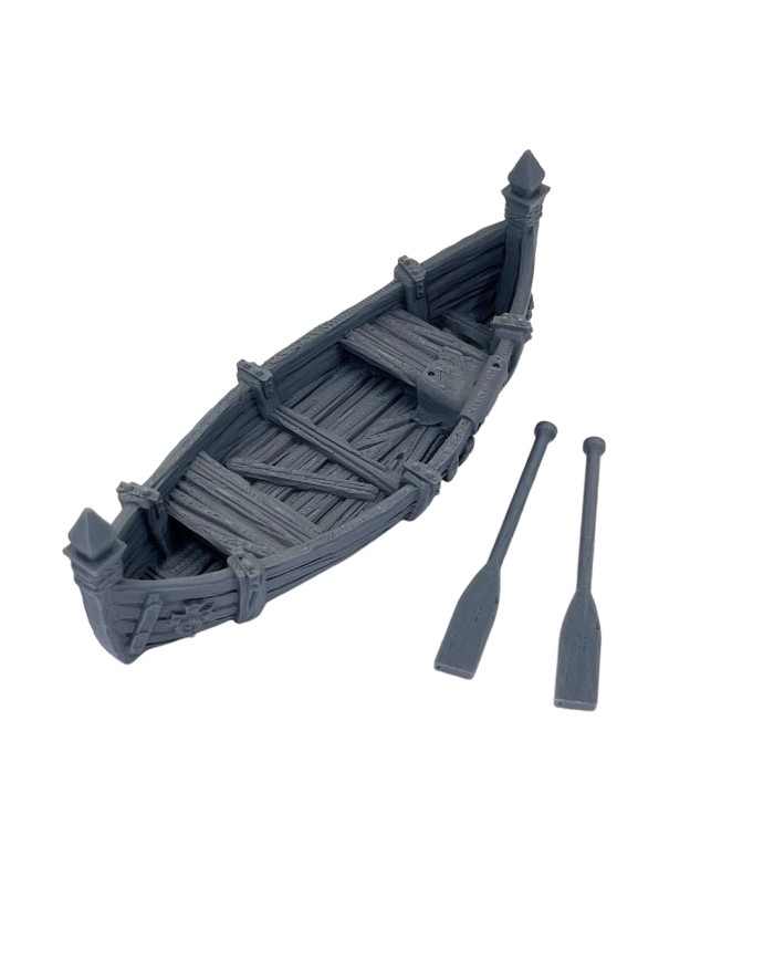 Row Boats of Hexengarde City (x2)|Tired World Studio|Mordheim Terrain