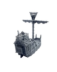 Barcaza Fluvial Del Sol Aullante|Tired World Studio|Escenografia Mordheim