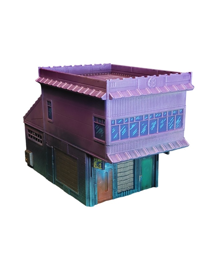 Edokanto's Doc Stims|Corvus Game Terrain|Cyberpunk Buildings