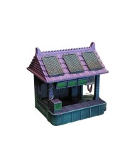 Edokanto's Fusion Ramen Food Stand|Corvus Game Terrain|Cyberpunk Buildings