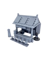 Edokanto's Fusion Ramen Food Stand|Corvus Game Terrain|Cyberpunk Buildings