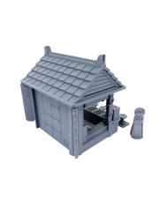 Puesto de Comida Fusión Ramen|Corvus Game Terrain|Edificios Ciberpunk