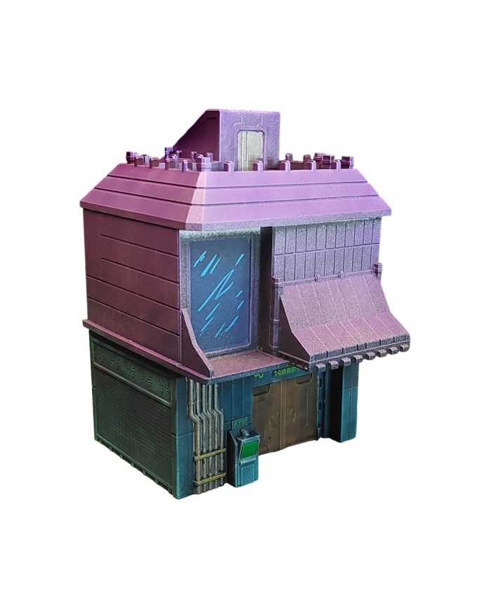 Edokanto's Tech Fix|Corvus Game Terrain|Cyberpunk Buildings