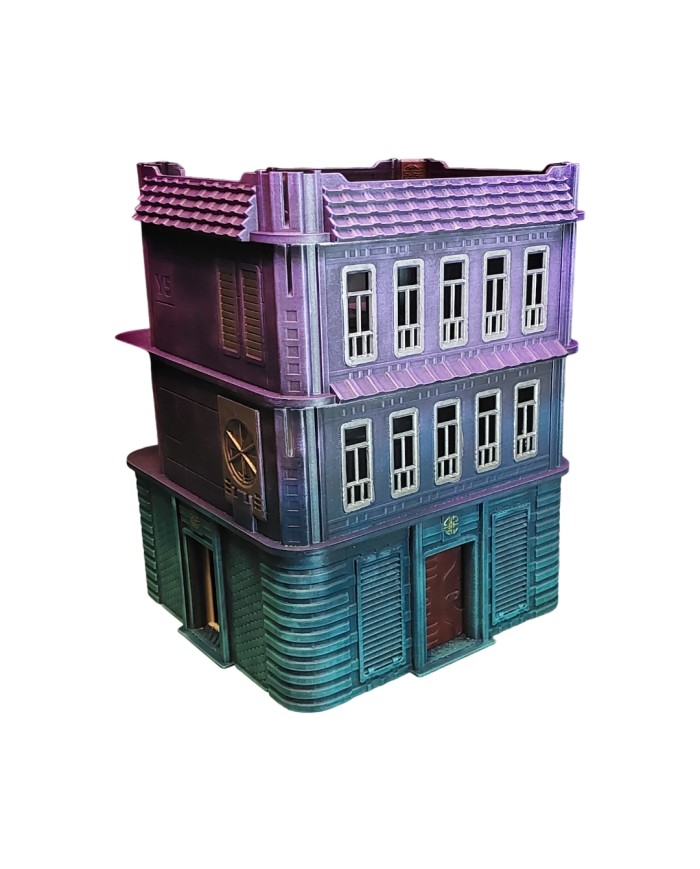 Edokanto's Tocho Building|Corvus Game Terrain|Cyberpunk Buildings