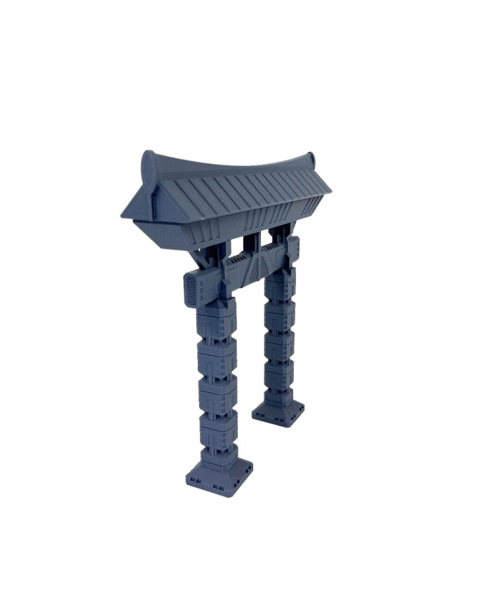 Torii Ciberpunk de Edokanto - A|Corvus Game Terrain|Terreno Disperso Ciberpunk