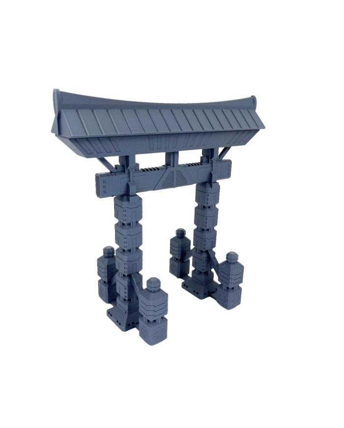 Edokanto's Cyberpunk Torii Gate - B|Corvus Game Terrain|Cyberpunk Scatter Terrain