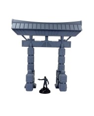Torii Ciberpunk de Edokanto - B|Corvus Game Terrain|Terreno Disperso Ciberpunk