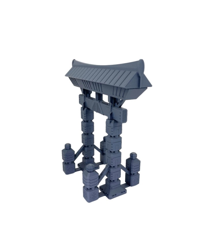 Torii Ciberpunk de Edokanto - B|Corvus Game Terrain|Terreno Disperso Ciberpunk