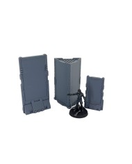Edokanto's Vertical Billboards (x3)|Corvus Game Terrain|Cyberpunk Scatter Terrain