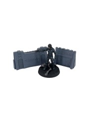 Edokanto's Cyberpunk Barricades (x2)|Corvus Game Terrain|Cyberpunk Scatter Terrain