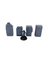 Máquinas de Vending de Edokanto (x4)|Corvus Game Terrain|Accesorios Ciberpunk